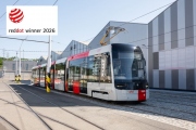 ​Škoda Group získala ocenění Red Dot Award za design nové tramvaje 52T pro Prahu