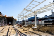 ​Modernizace Masaryčky pokročila, rostou nová nástupiště i základy unikátní platformy