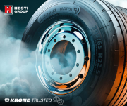 ​HESTI Group uvádí novou generaci návěsových pneumatik Krone Trusted Tyre Comfort KT231